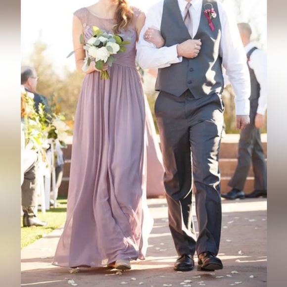 NWT Long Bridesmaid Dress WISTERIA color - Picture 2 of 6